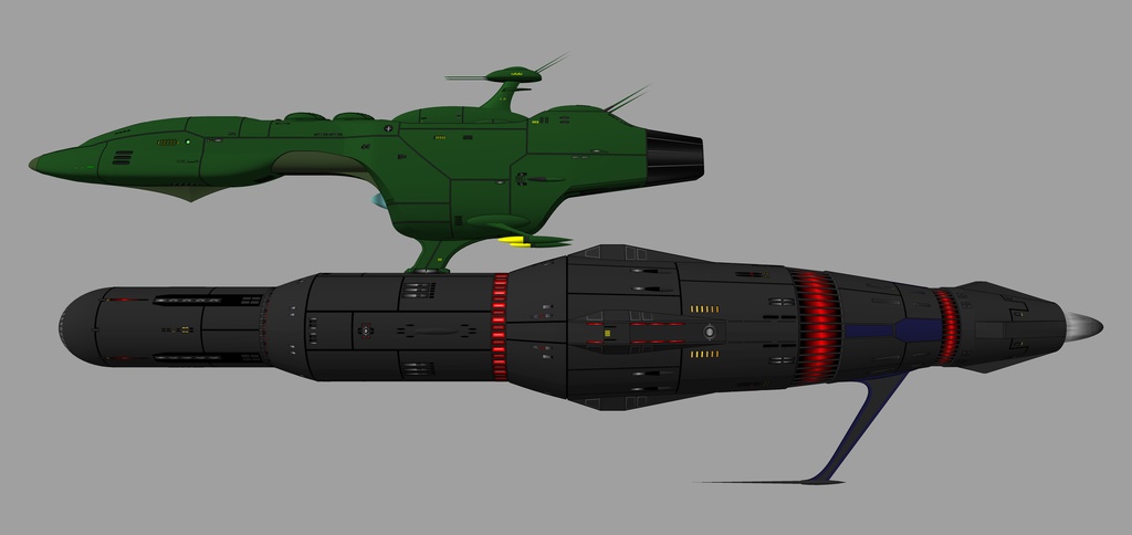 親父製作 惑星破壊プロトンミサイル&ミサイル艦