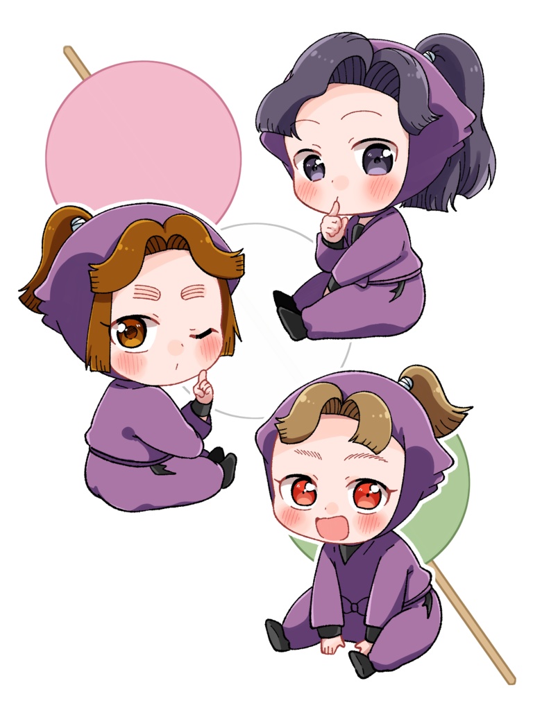 幼児化四年生アクリルキーホルダー