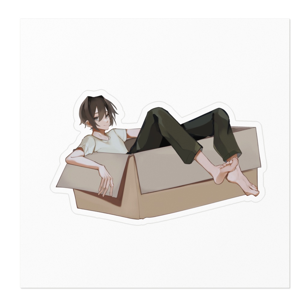箱入り娘ステッカー