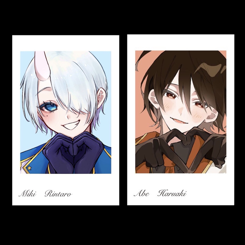 チェキ風カード(神酒、晴明)