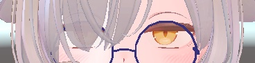 サナティアちゃんの前髪を透けさせるセット