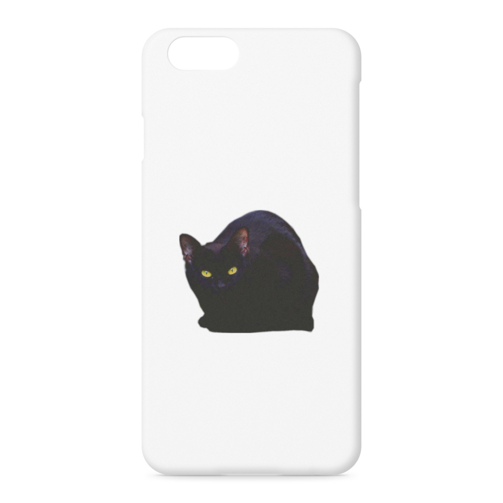 黒猫　iphoneケース　