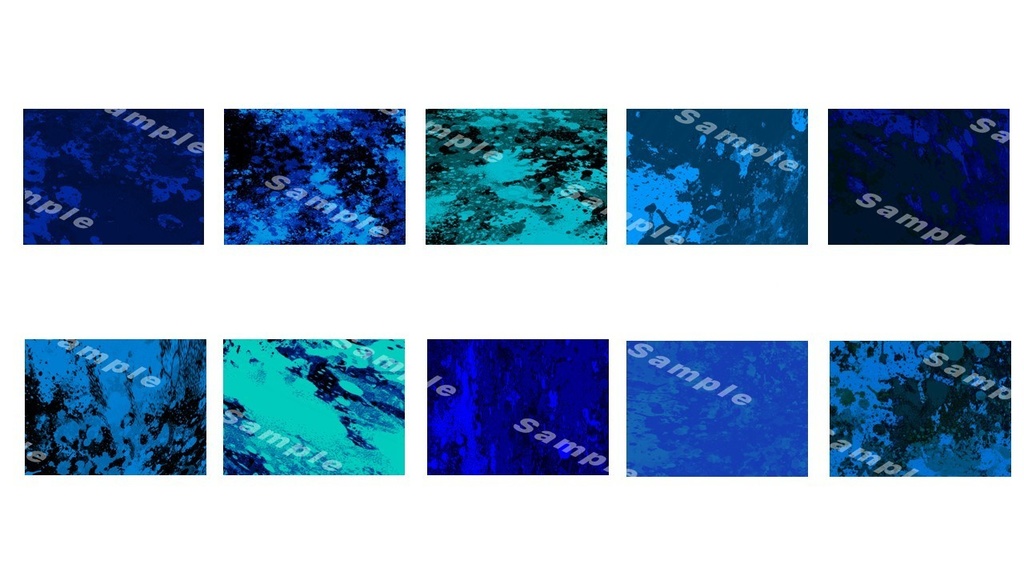 スプラッシュ背景(青)イラスト素材