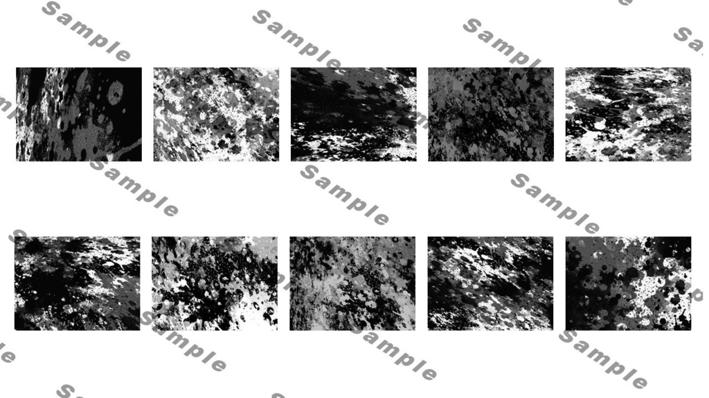 スプラッシュ背景(白黒)イラスト素材