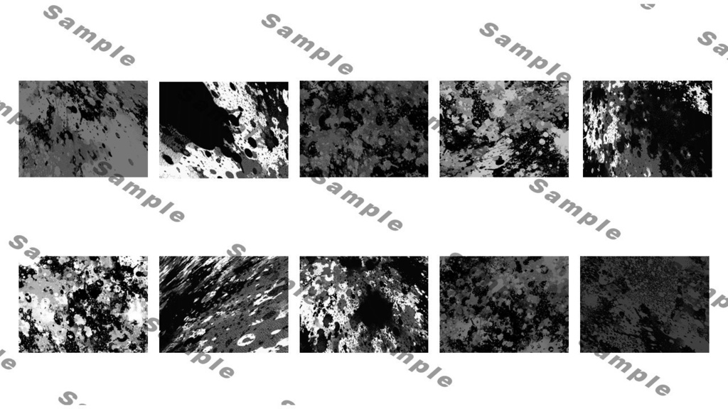 スプラッシュ背景(白黒)イラスト素材