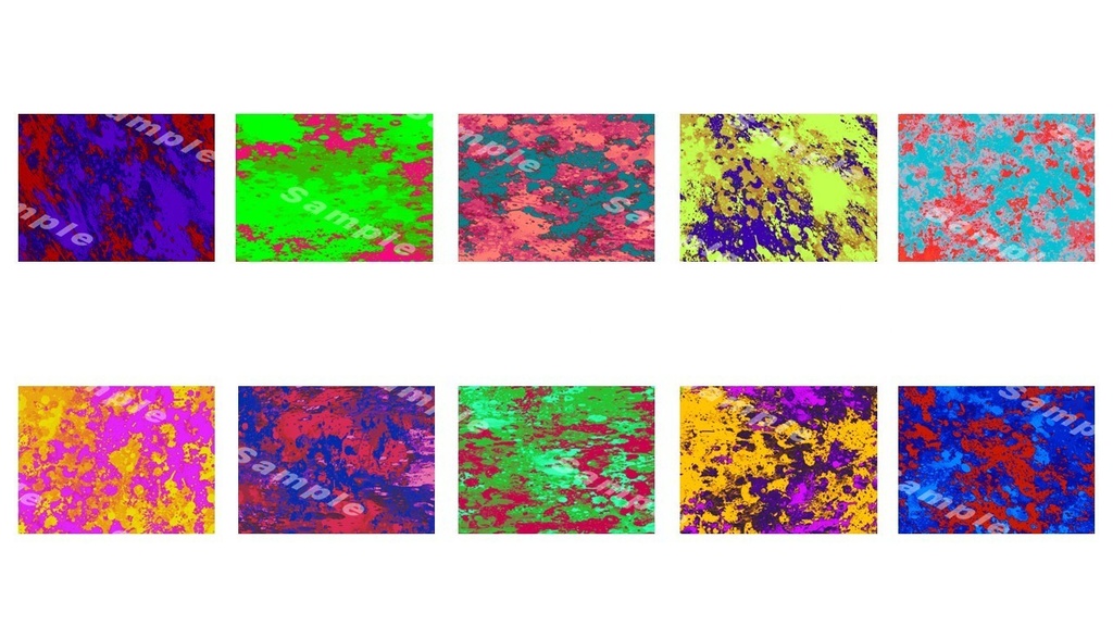 スプラッシュ背景(サイケデリック)イラスト素材