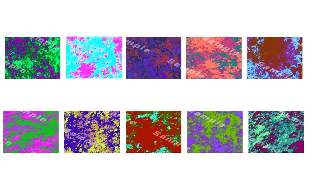 スプラッシュ背景(サイケデリック)イラスト素材