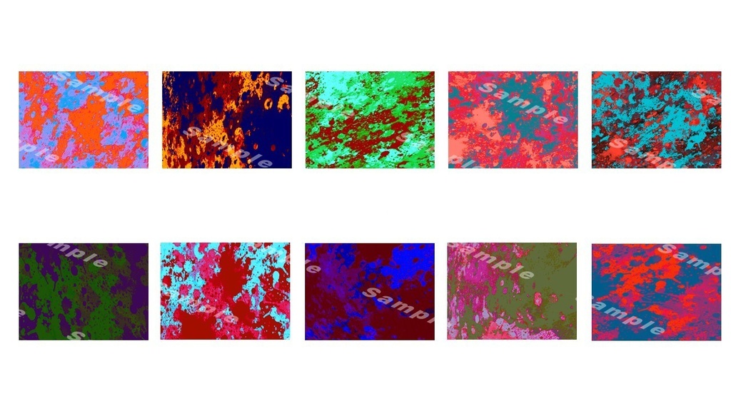 スプラッシュ背景(サイケデリック)イラスト素材