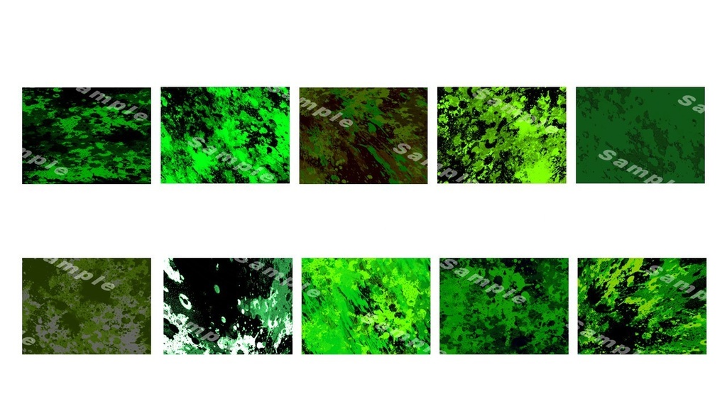 スプラッシュ背景(緑)イラスト素材