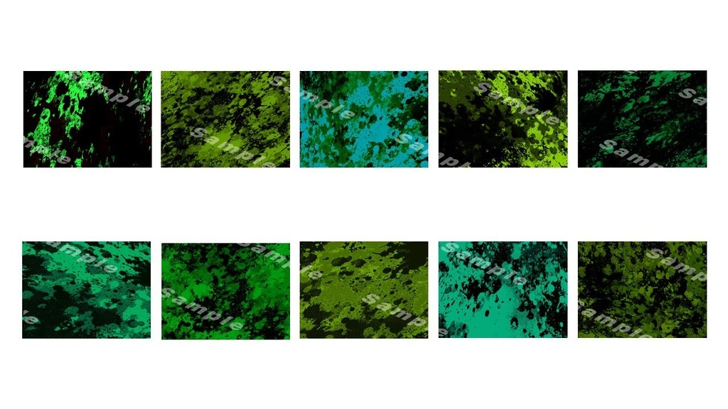 スプラッシュ背景(緑)イラスト素材