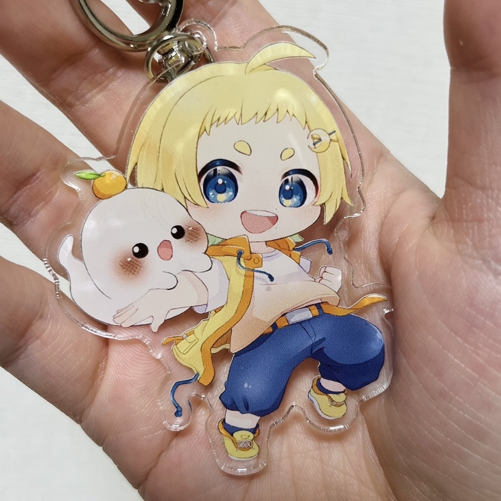 もちもちアクキー_with もばけ