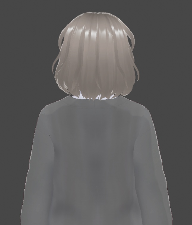 【Vroidヘアプリセット】Shaggy Hair Preset