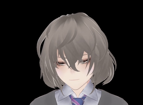 【Vroidヘアプリセット】Shaggy Hair Preset