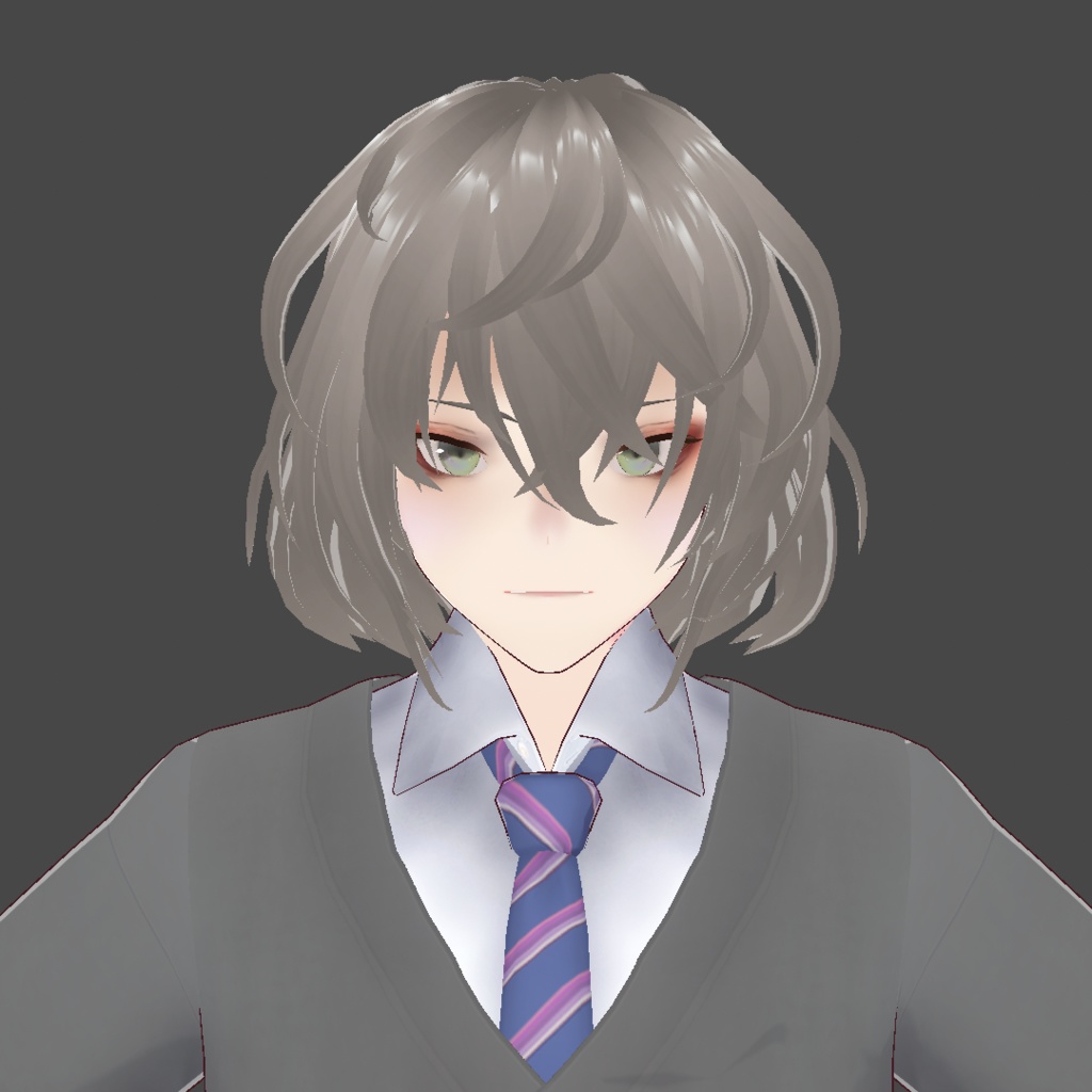 【Vroidヘアプリセット】Shaggy Hair Preset