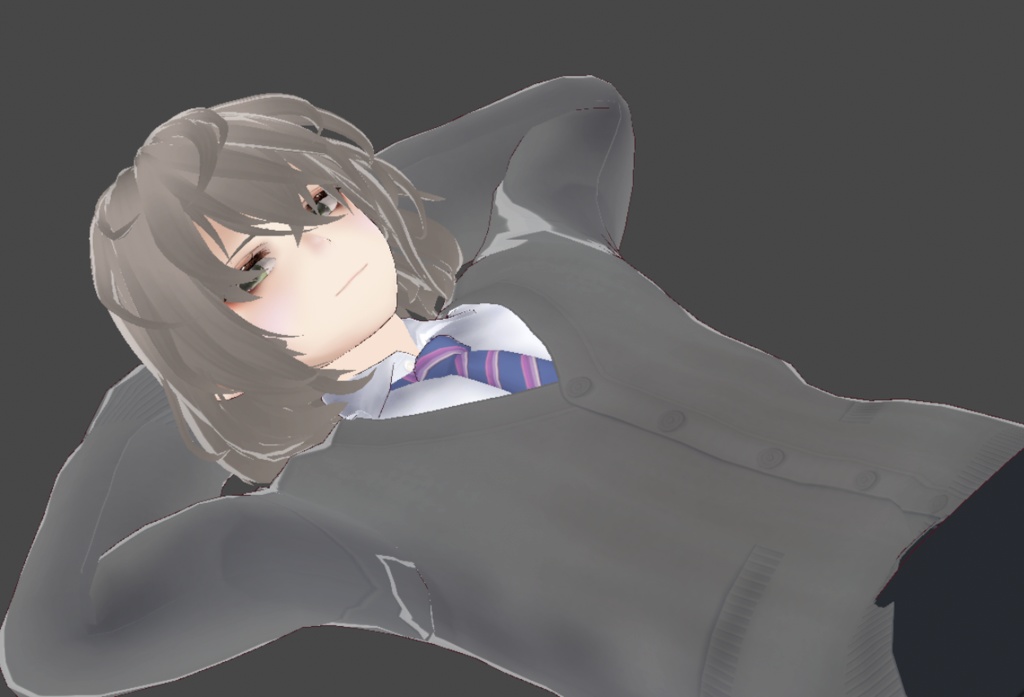 【Vroidヘアプリセット】Shaggy Hair Preset