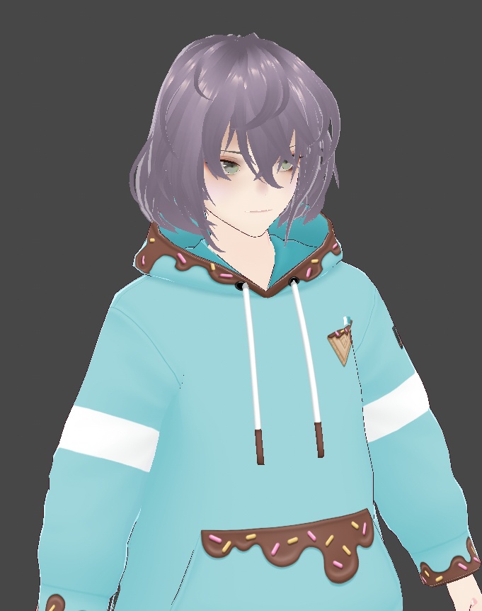 【Vroidヘアプリセット】Shaggy Hair Preset