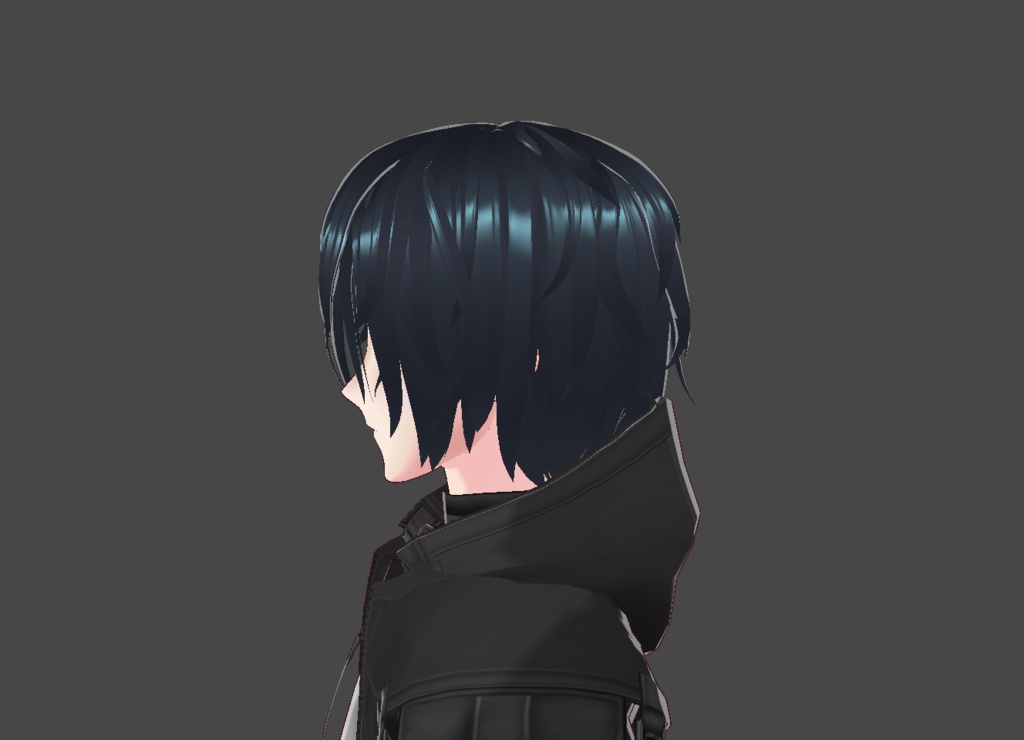 【Vroidヘアプリセット】Lazy Cat Hair Preset