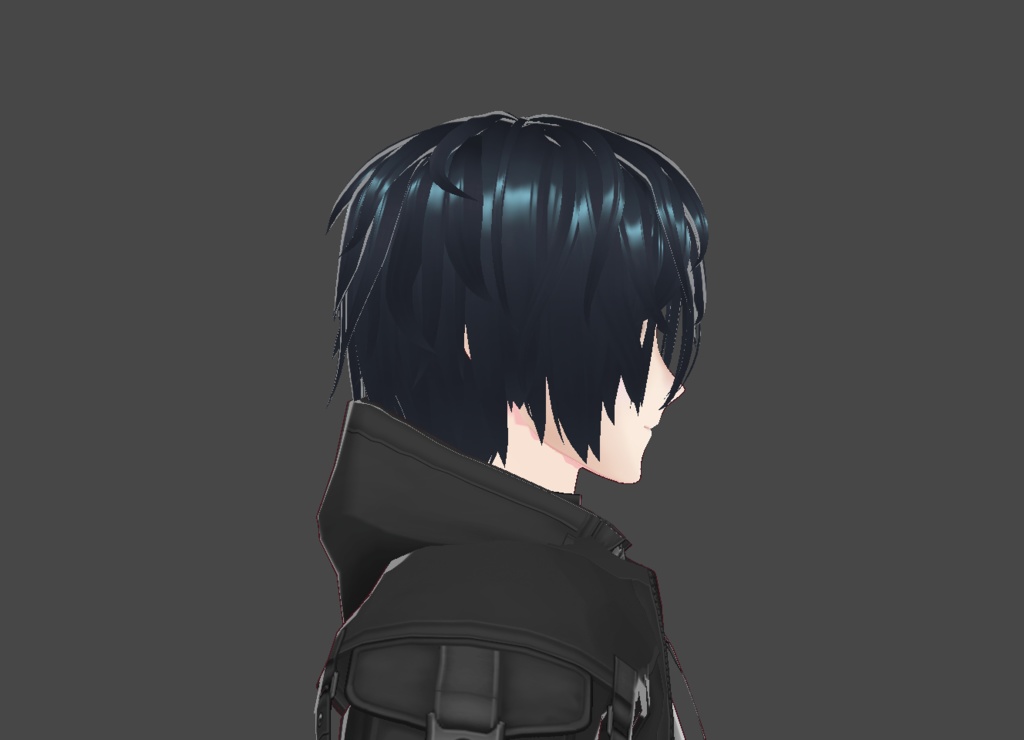 【Vroidヘアプリセット】Lazy Cat Hair Preset