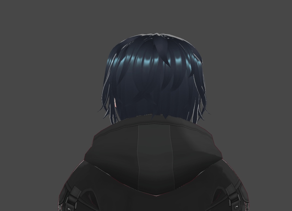 【Vroidヘアプリセット】Lazy Cat Hair Preset
