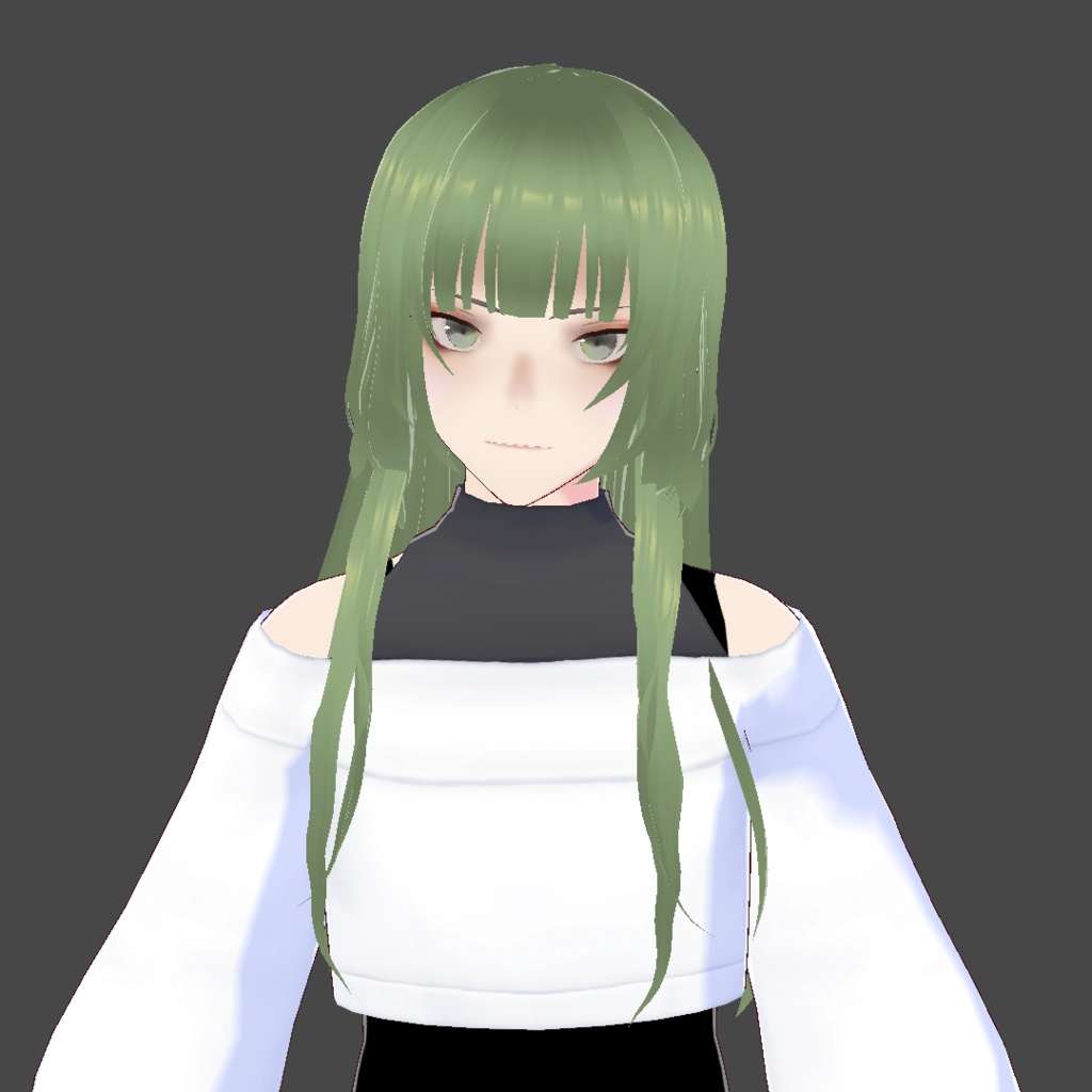 【Vroidヘアプリセット】El Long Hair Preset