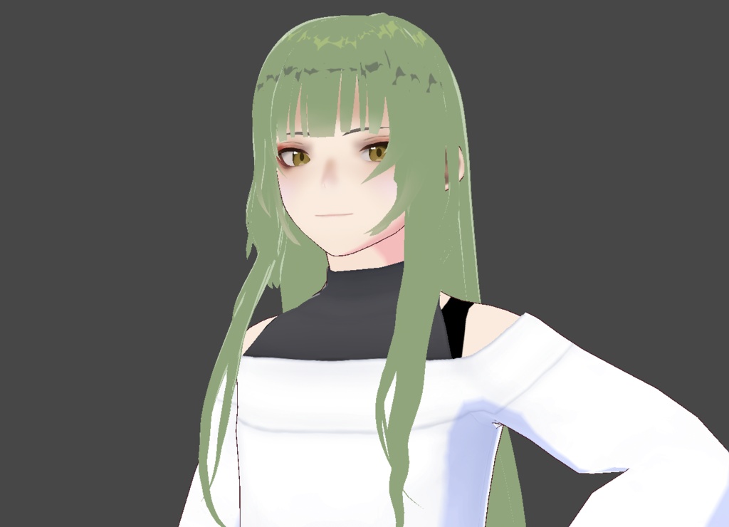 【Vroidヘアプリセット】El Long Hair Preset