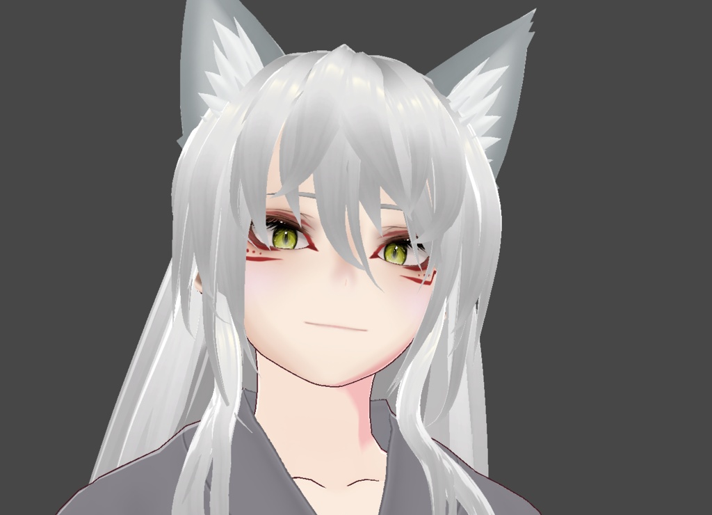 【Vroid Makeup】Fox Inspired Face Paint