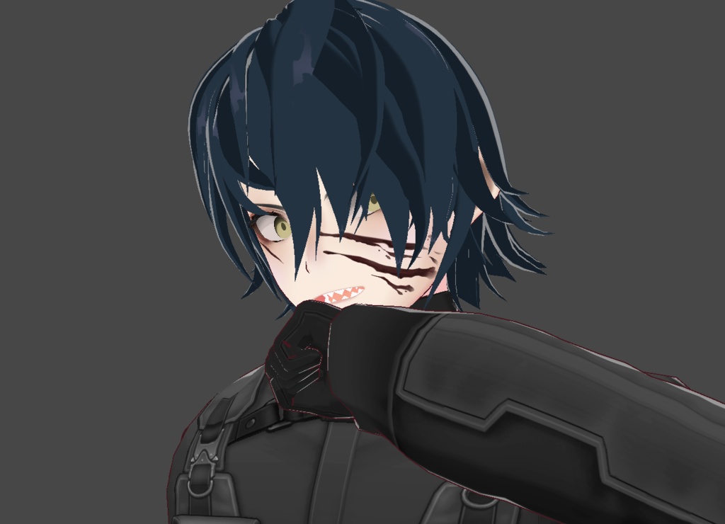 【Vroid Makeup】Blood Splatter Face Paint