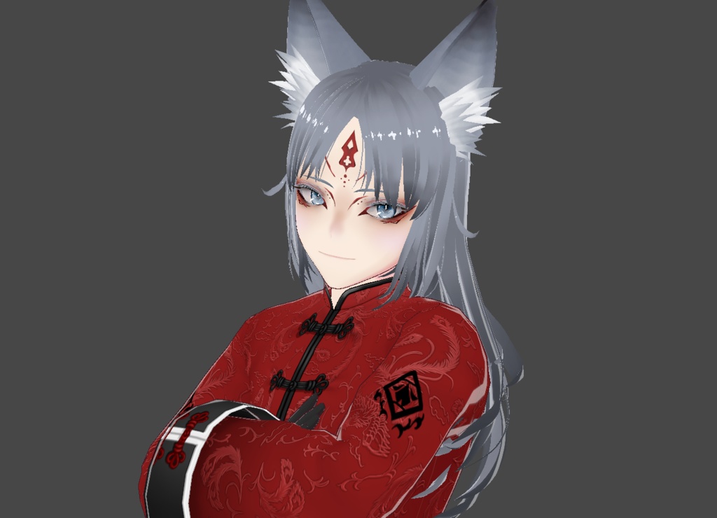 【Vroid Makeup】Fox Inspired Face Paint 2