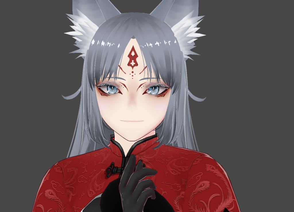 【Vroid Makeup】Fox Inspired Face Paint 2