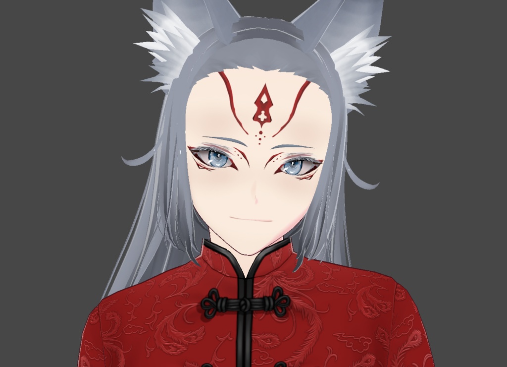 【Vroid Makeup】Fox Inspired Face Paint 2