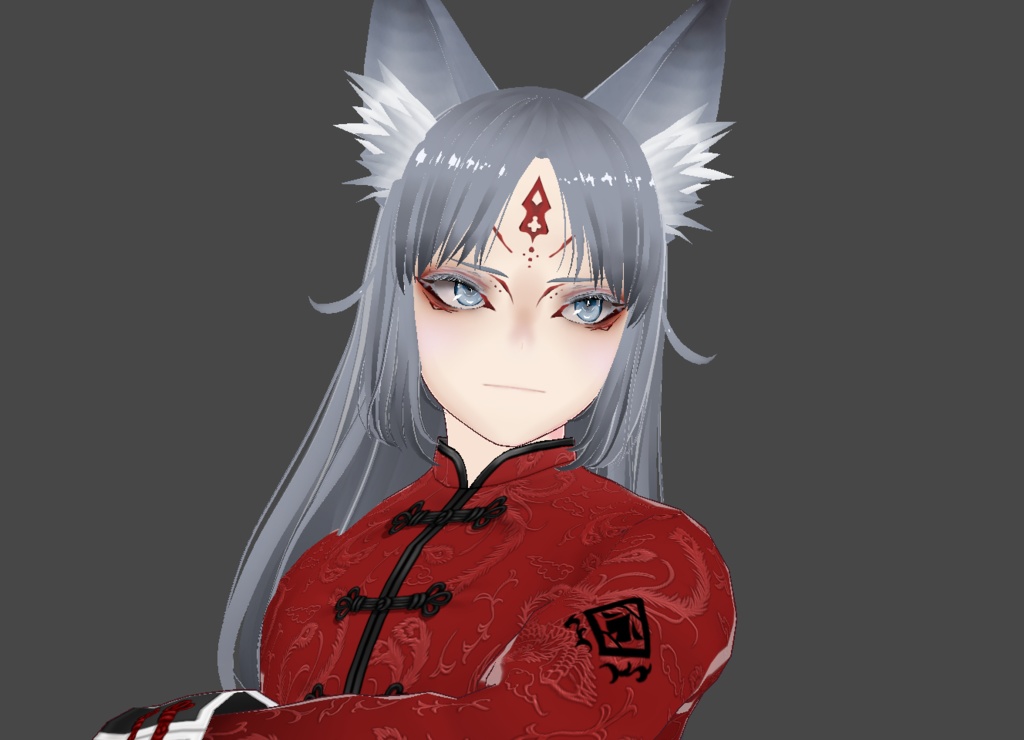 【Vroid Makeup】Fox Inspired Face Paint 2