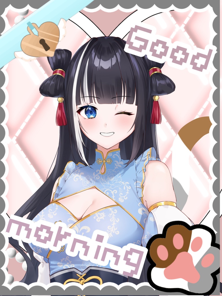 おはV素材 猫