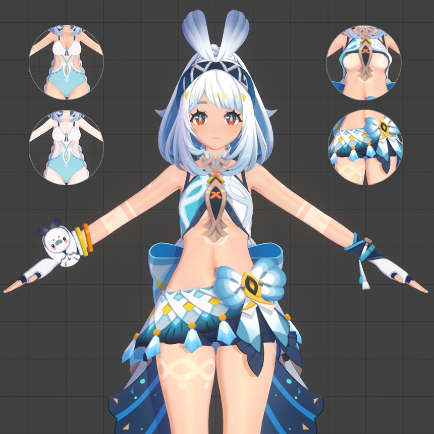 Mualani モデル配布