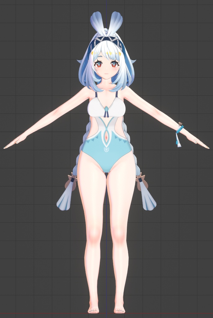 Mualani Swimsuit モデル配布