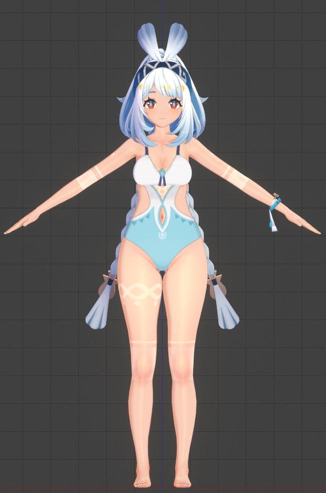 Mualani Swimsuit モデル配布