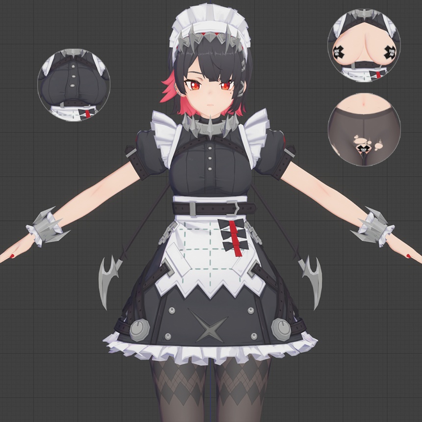 Ellen ZZZモデル配布ver1.03