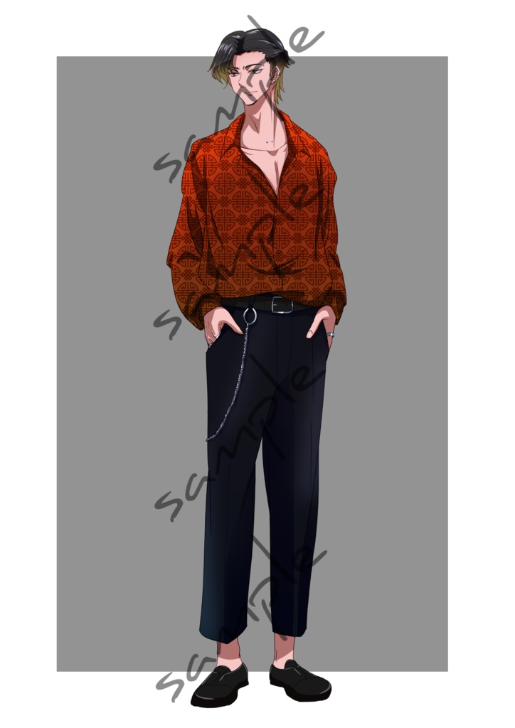 無料 立ち絵【No.30】 男性