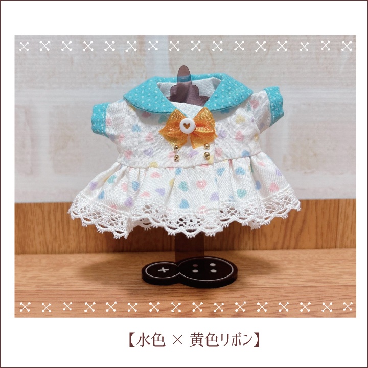 【ぬい服】はーとセーラーわんぴ