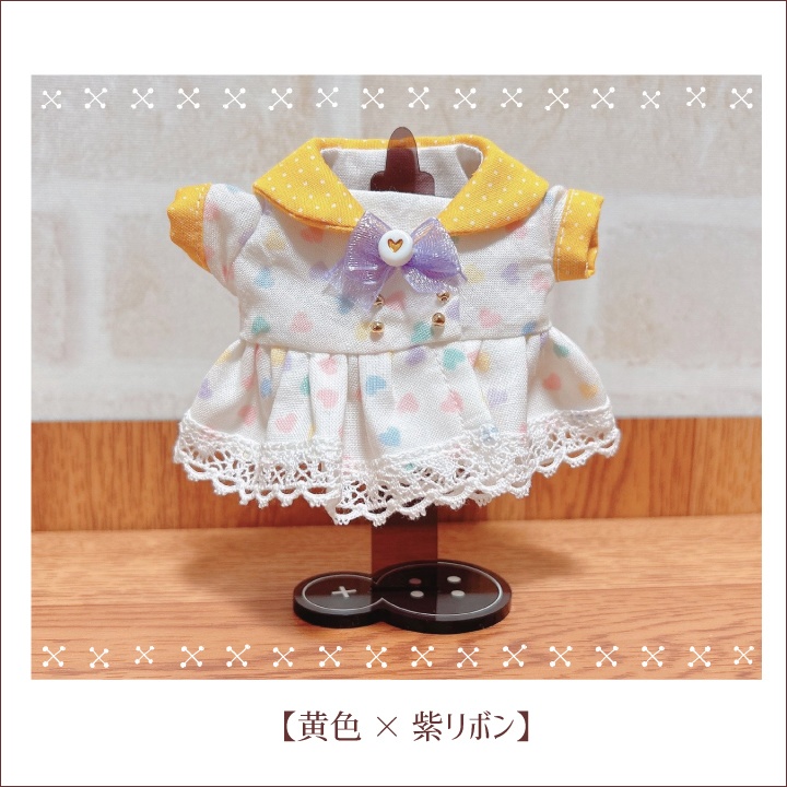 【ぬい服】はーとセーラーわんぴ