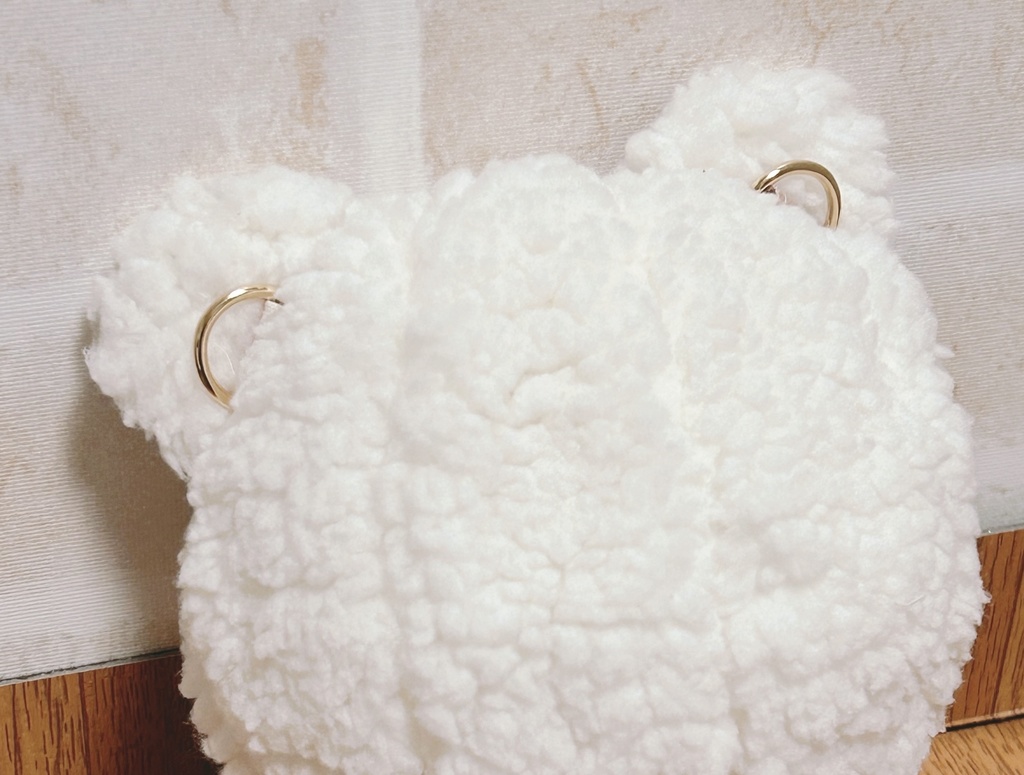 【11cm着ぐるみ】くま(苺柄)