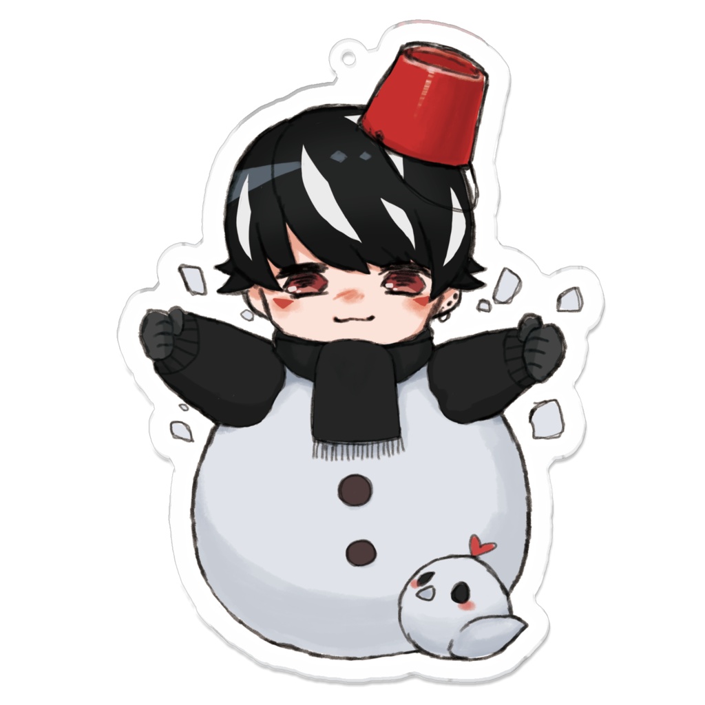 2020冬 雪だるまからすくん