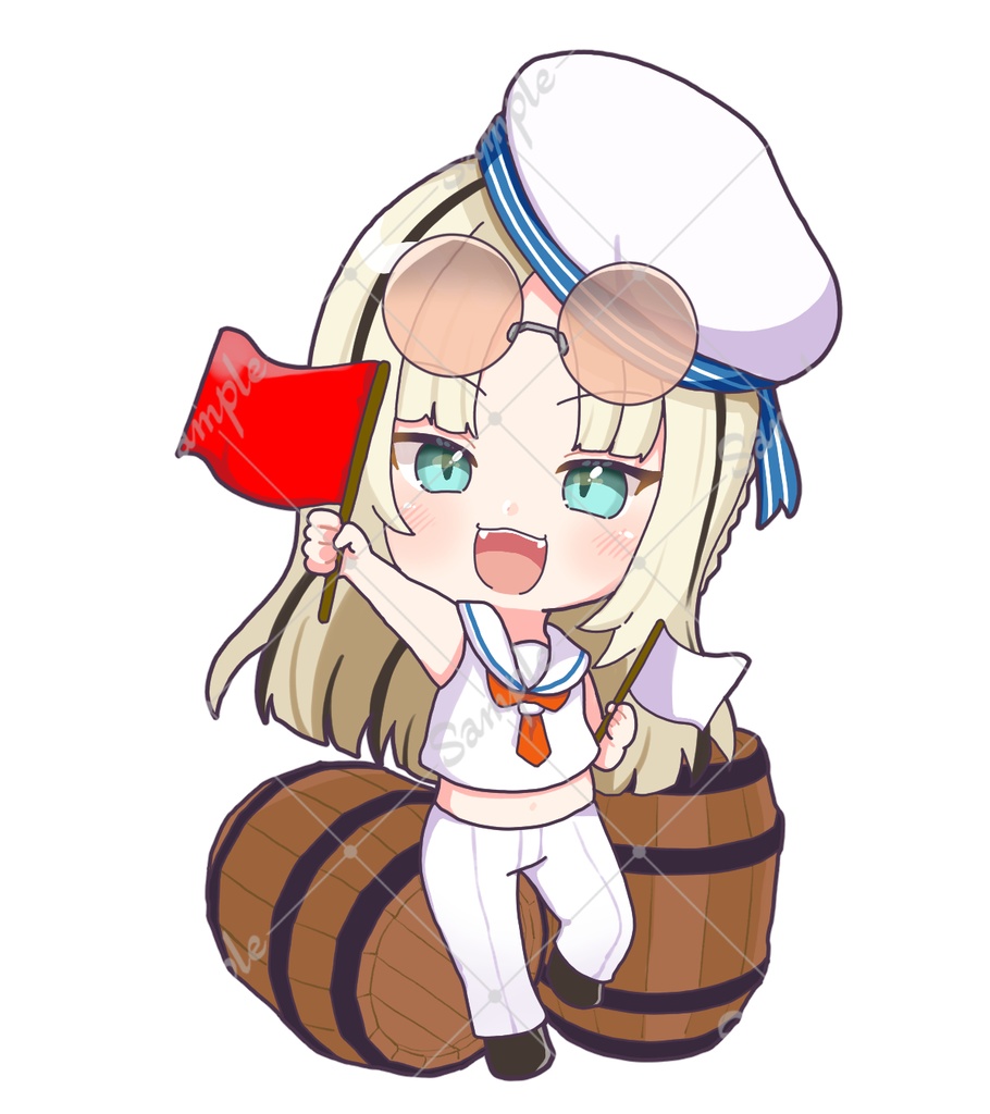 【非公式】アクリルスタンド(水兵服)【FLOW GLOW】