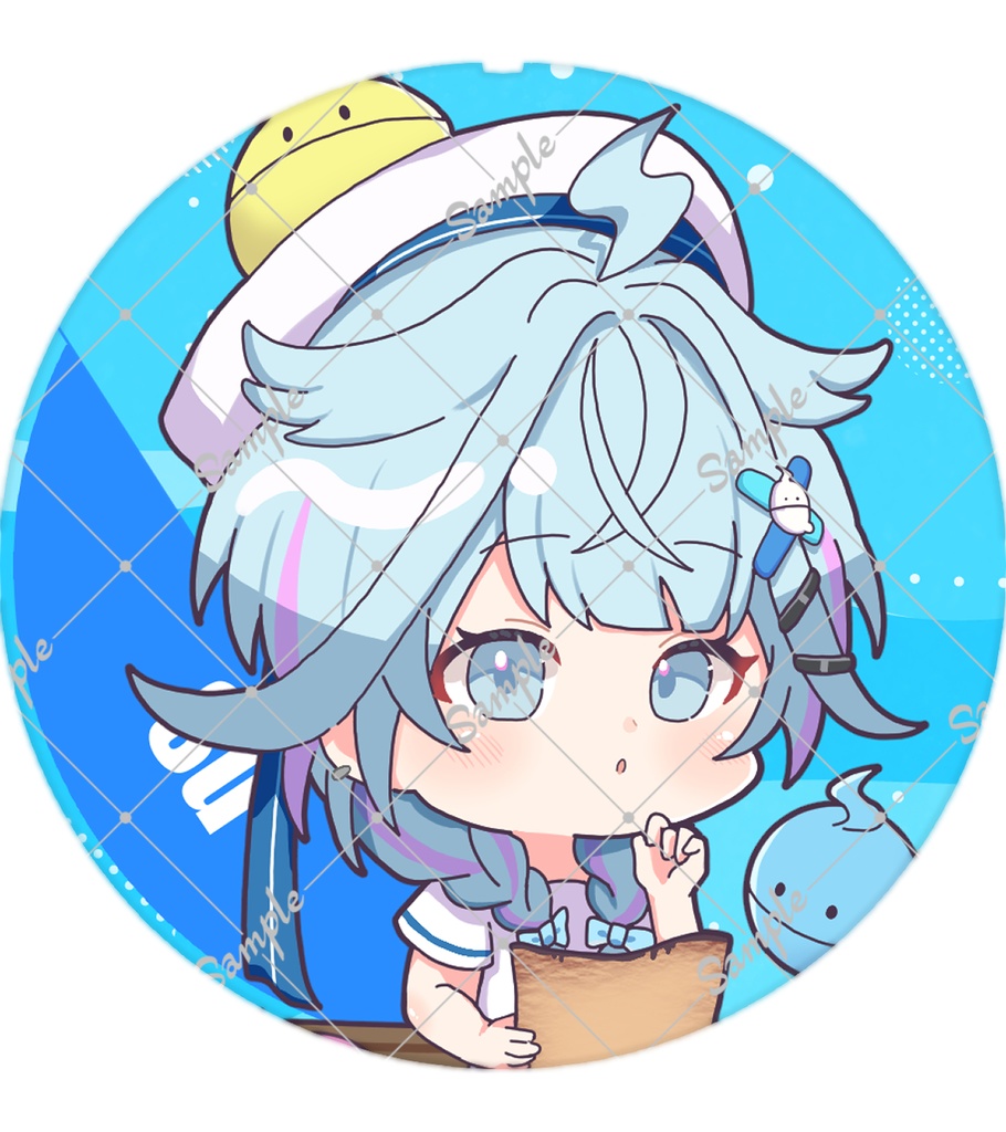 【非公式】缶バッジ(水兵服)【FLOW GLOW】