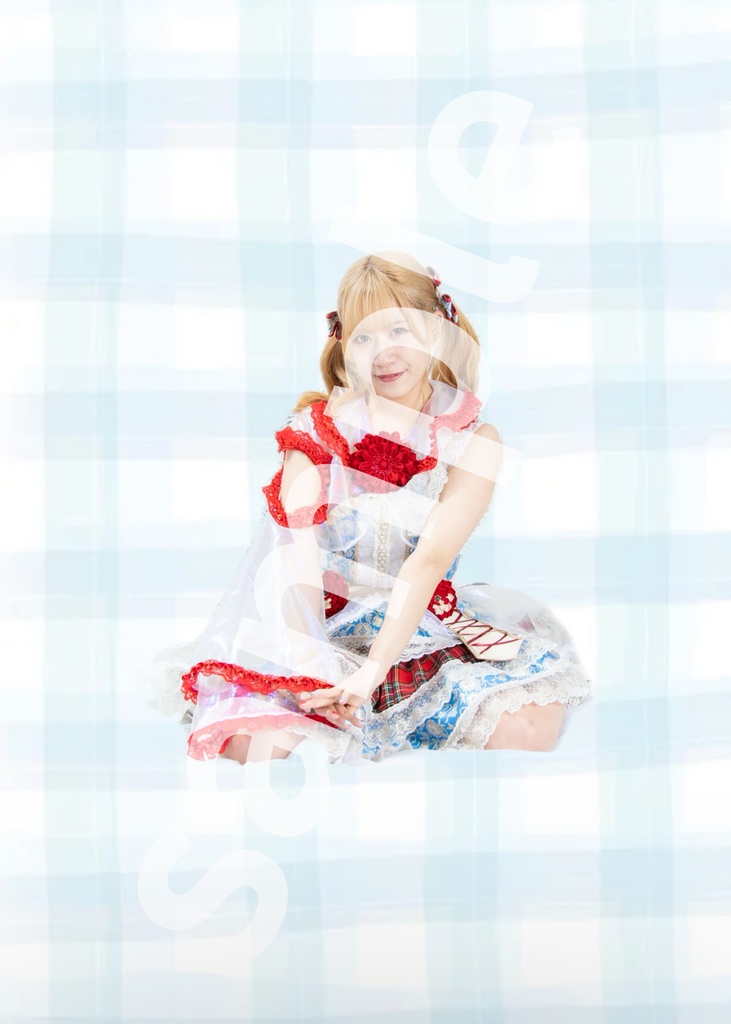 お座りアクキー