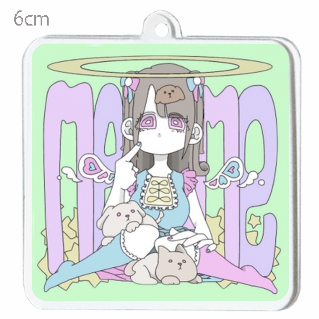 イラストアクリルキーホルダー