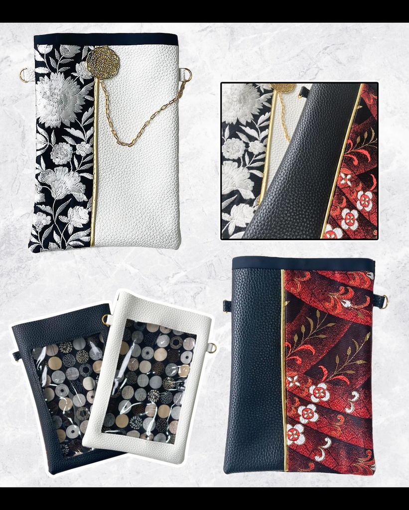 鶴丸国永&大倶利伽羅 イメージ スマホポーチ