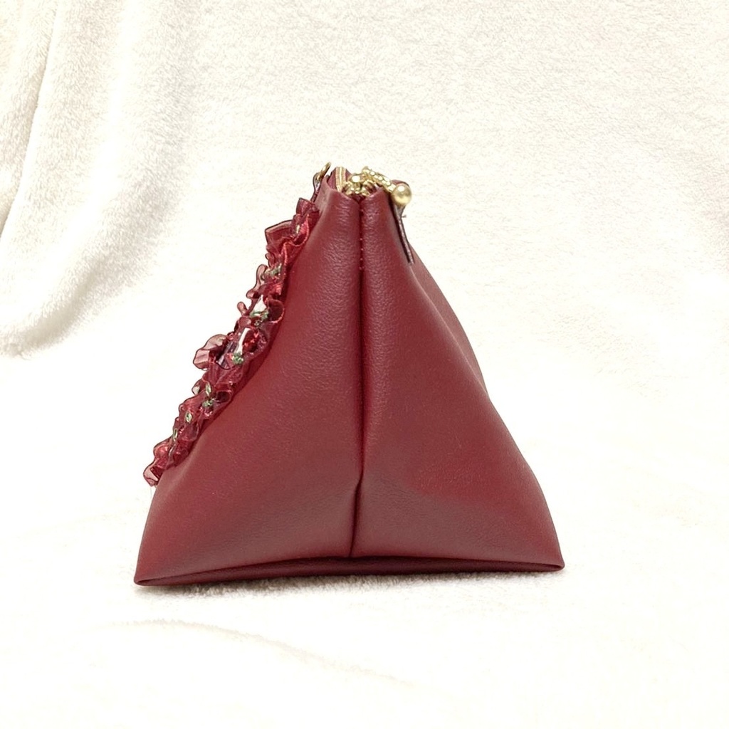 ハートもちマスポーチ♡レッド