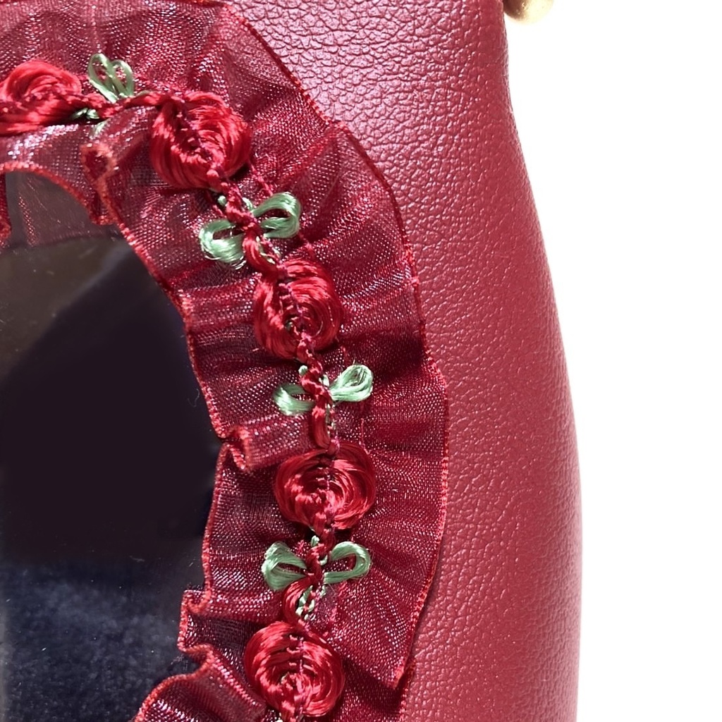 ハートもちマスポーチ♡レッド