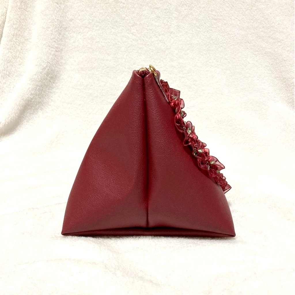 ハートもちマスポーチ♡レッド