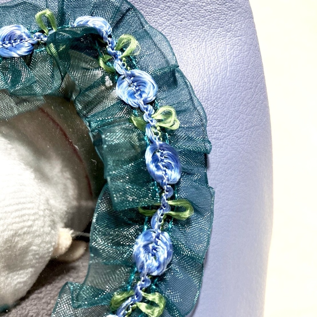 ハートもちマスポーチ♡ブルー系